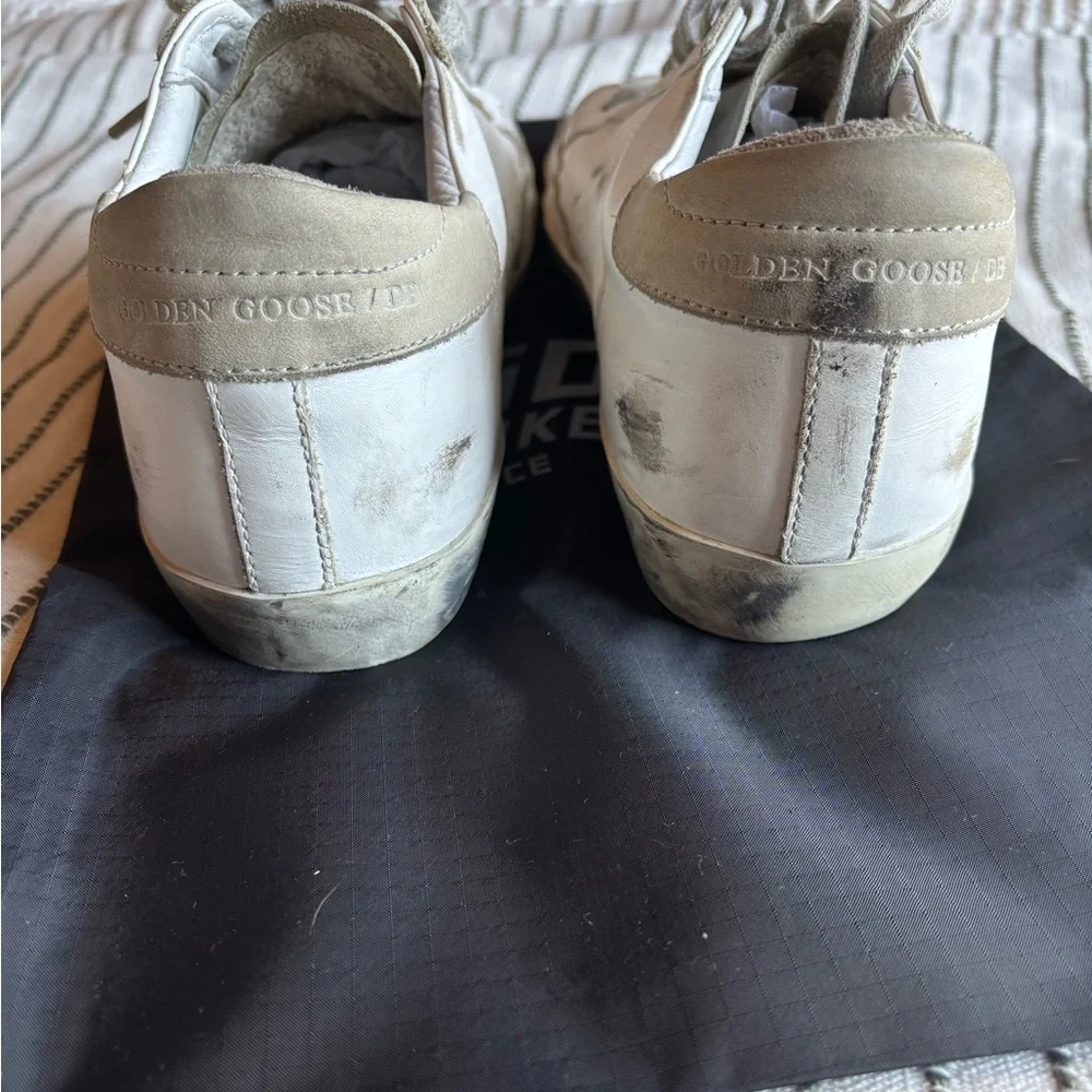 Golden Goose Deluxe Brand Ladies Superstar White Skate Sneaker - IT39/US9 - Picture 6 of 7